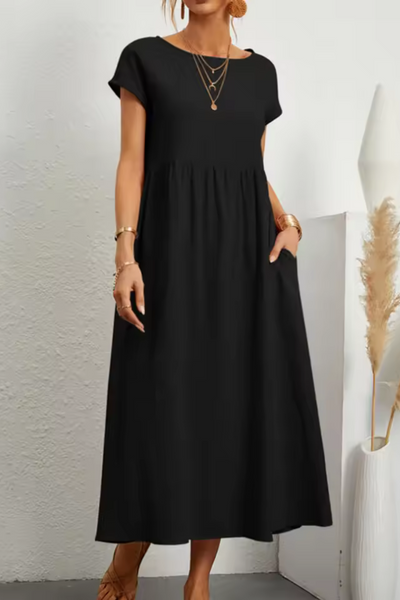 Emily™ - Comfortable O-Neck Dress