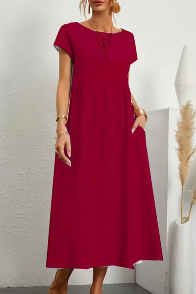 Emily™ - Comfortable O-Neck Dress