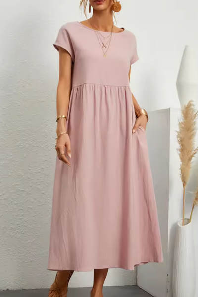 Emily™ - Comfortable O-Neck Dress