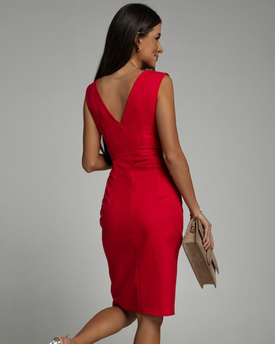 Fresia™ Draped Midi Dress