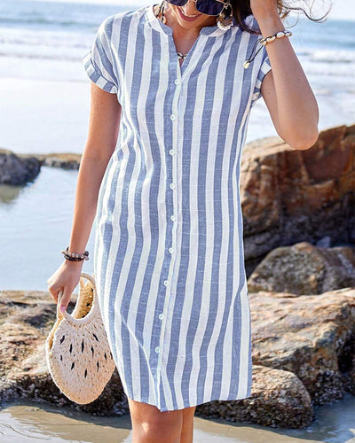 BRITTA | ELEGANT STRIPED DRESS