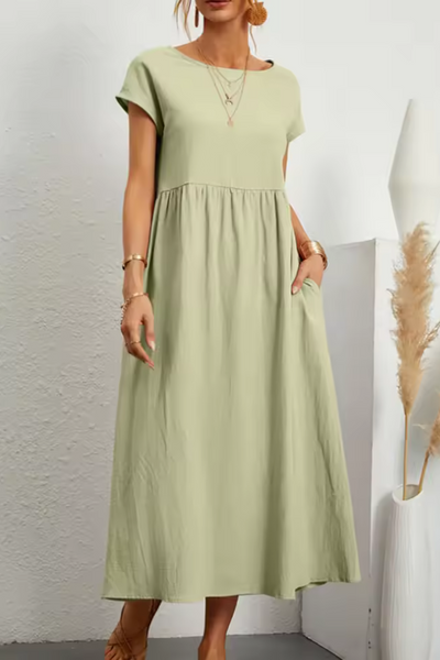 Emily™ - Comfortable O-Neck Dress