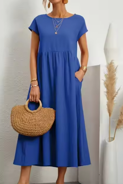 Emily™ - Comfortable O-Neck Dress