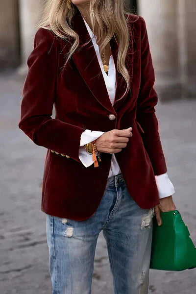 Miranda - Timeless Velvet Blazer