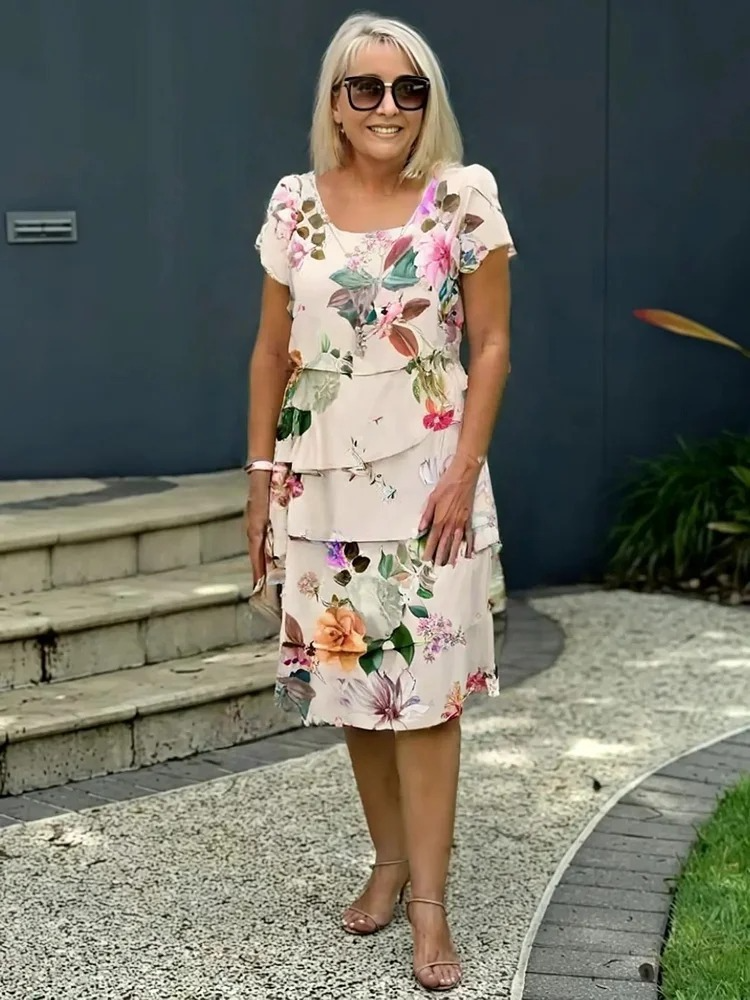 Odessa - Elegant Floral Maxi Dress