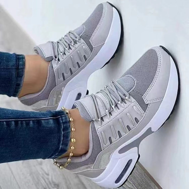 Air Flow | Casual Sneakers With Cushioning Heel For Women