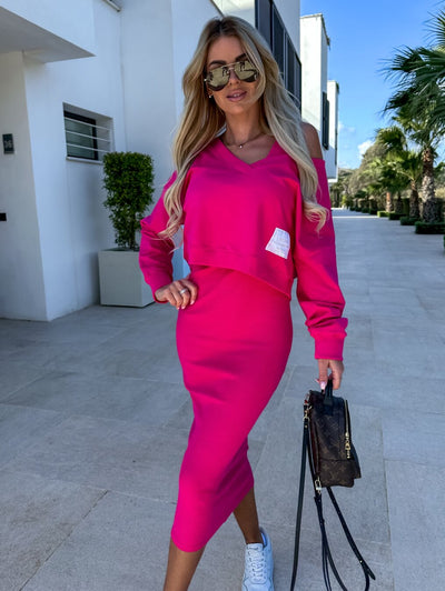 Andrea™ Casual Sweatshirt and Dress Set
