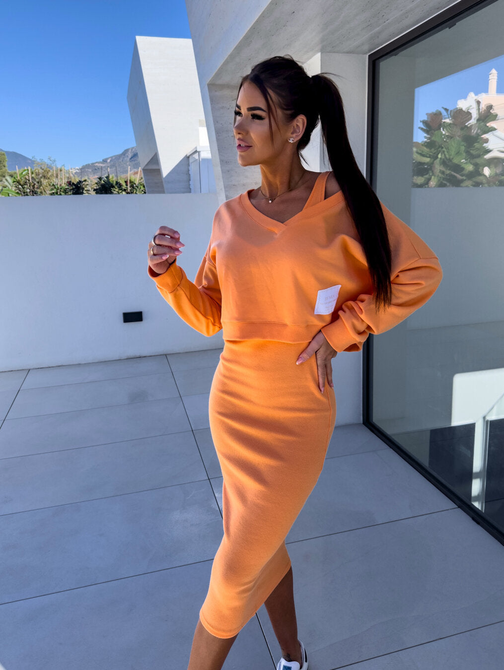 Andrea™ Casual Sweatshirt and Dress Set