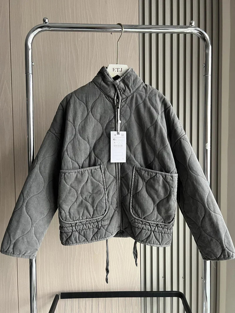 Sara™ - Vintage quilted cotton jacket