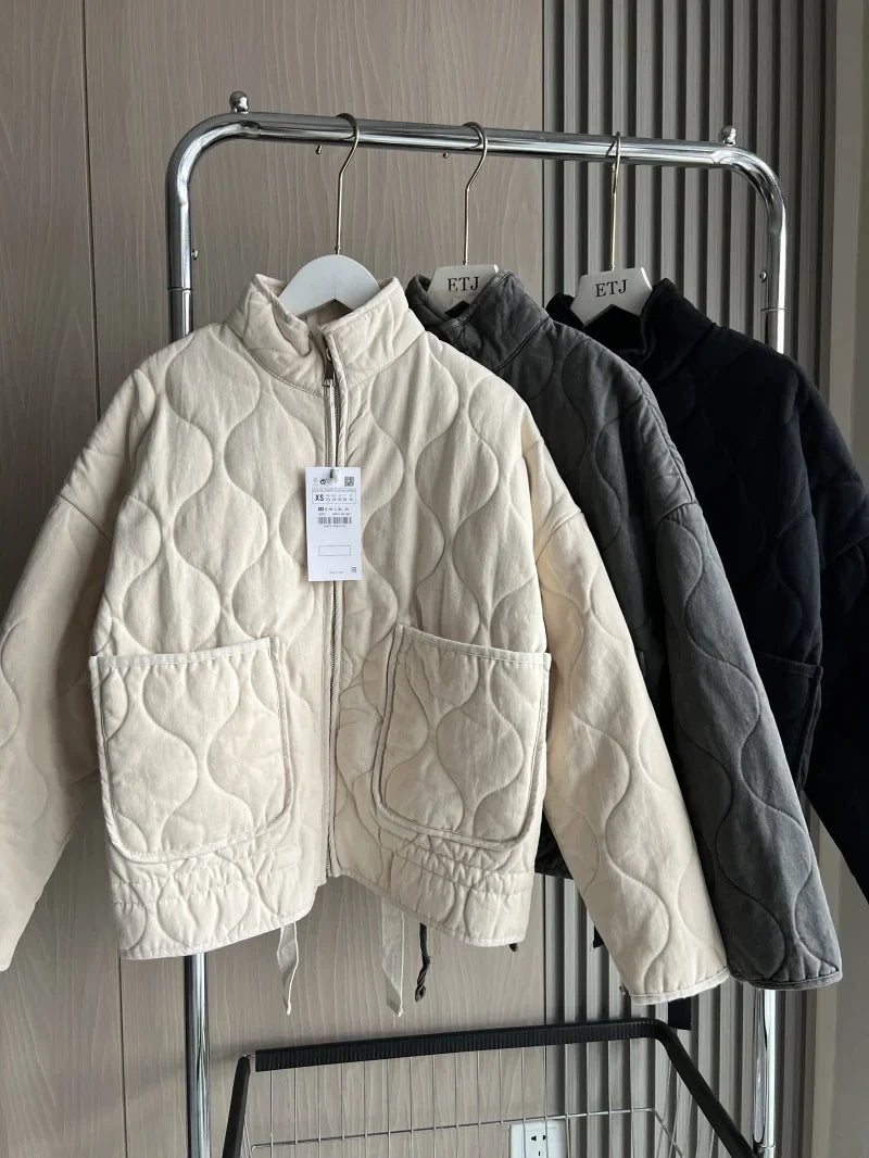 Sara™ - Vintage quilted cotton jacket
