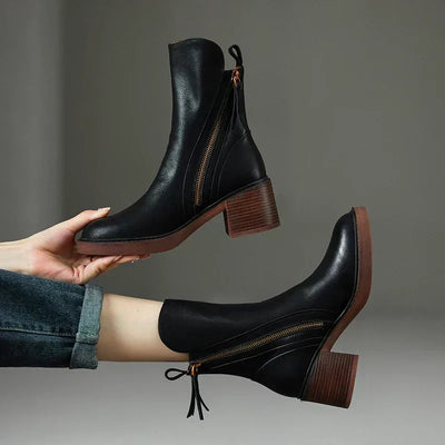 Sonia™ | Leather Ankle Boots