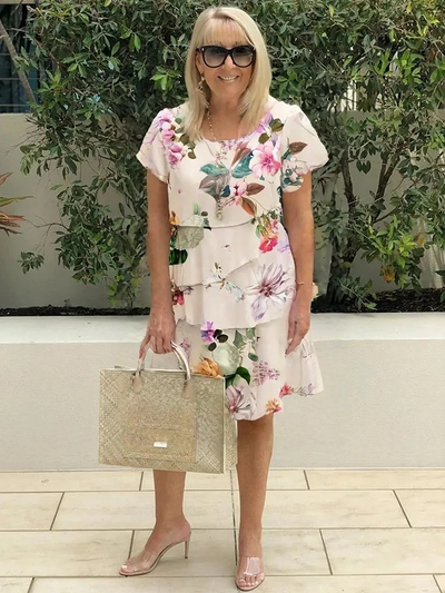 Odessa - Elegant Floral Maxi Dress