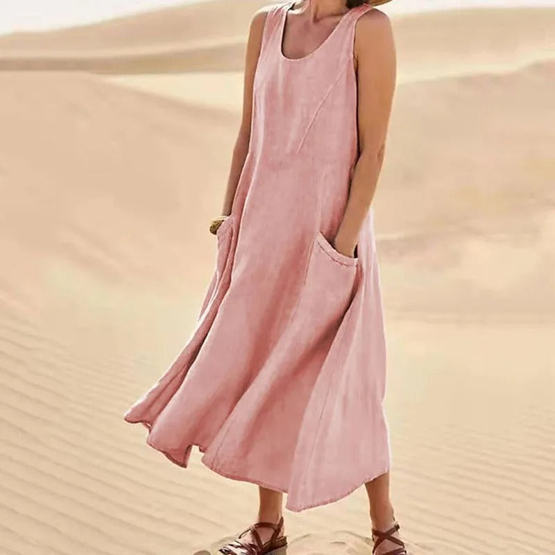 Tina™ - Summer linen dress