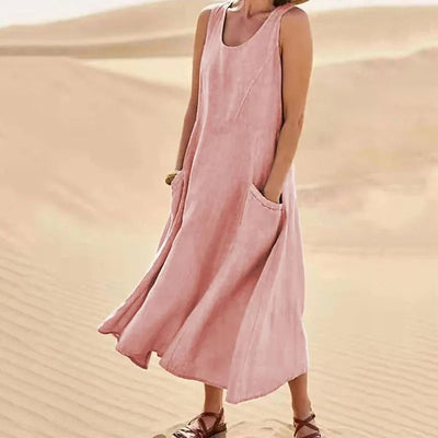 Tina™ - Summer linen dress