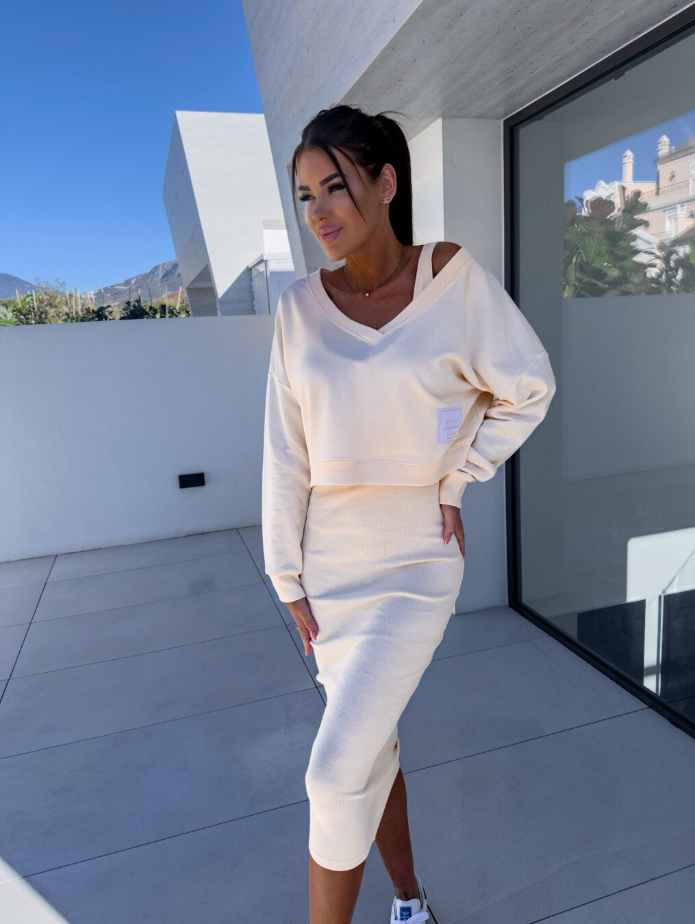 Andrea™ Casual Sweatshirt and Dress Set