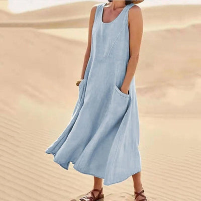 Tina™ - Summer linen dress