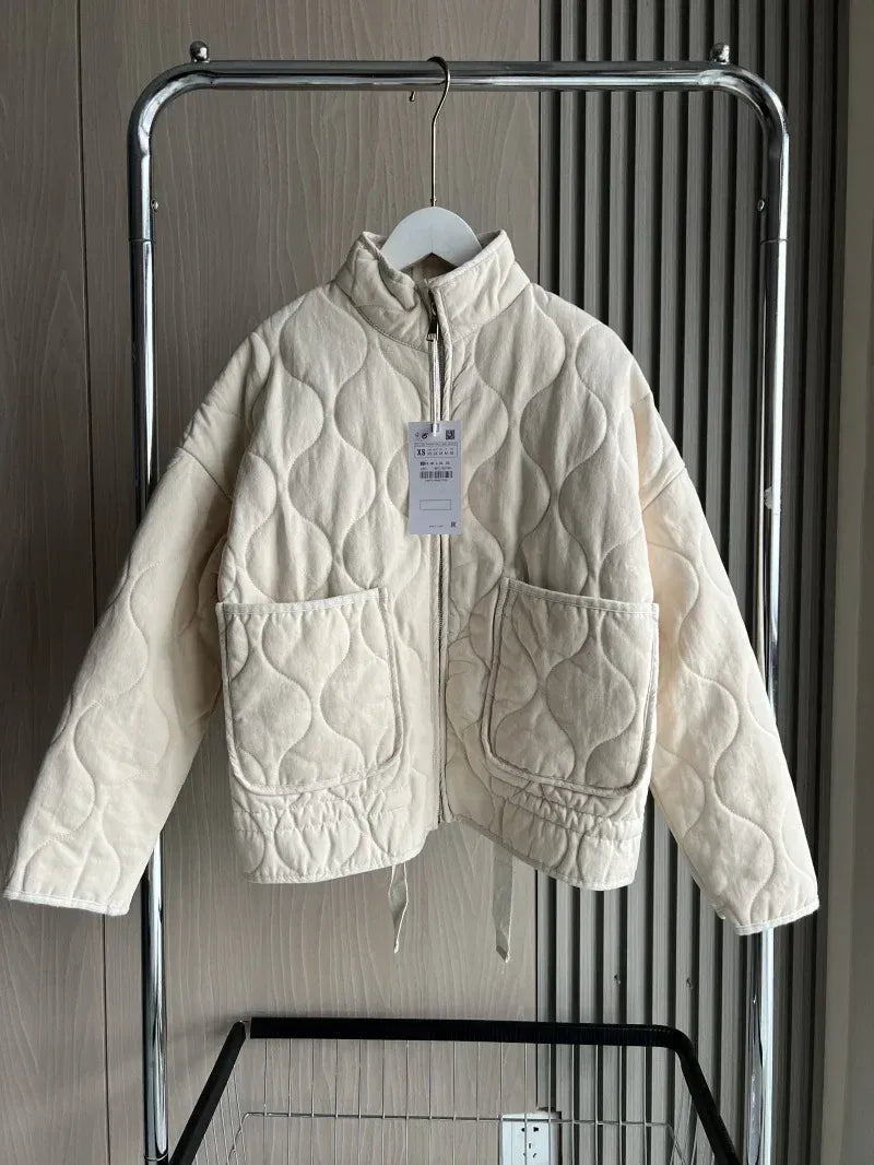 Sara™ - Vintage quilted cotton jacket