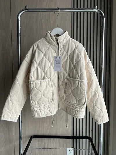 Sara™ - Vintage quilted cotton jacket