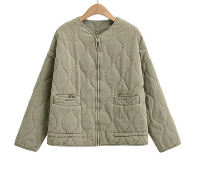 Sara™ - Vintage quilted cotton jacket