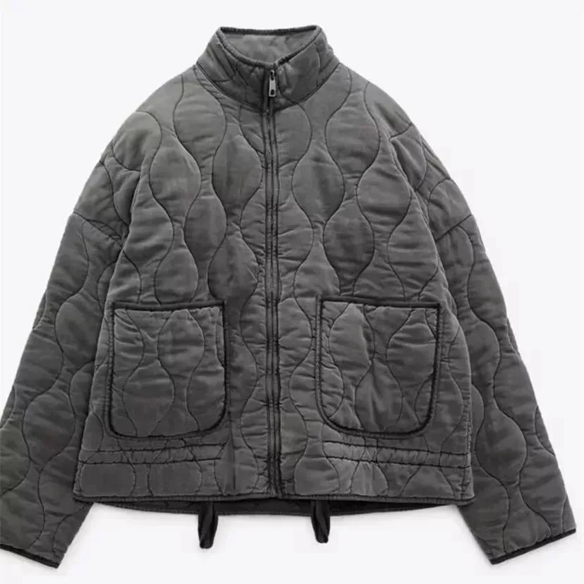 Sara™ - Vintage quilted cotton jacket