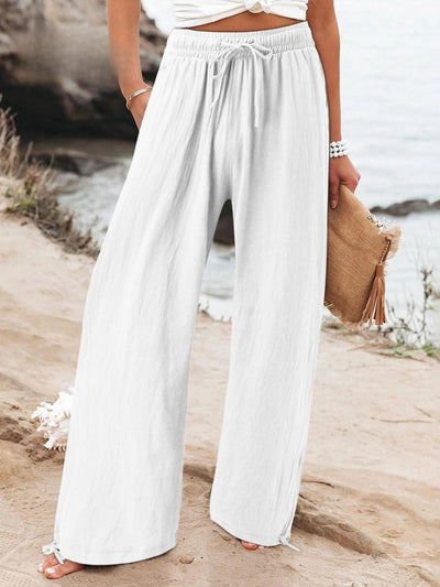 Olwen - Comfortable Cotton Linen Loose Wide Leg Pants