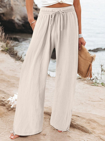 Olwen - Comfortable Cotton Linen Loose Wide Leg Pants